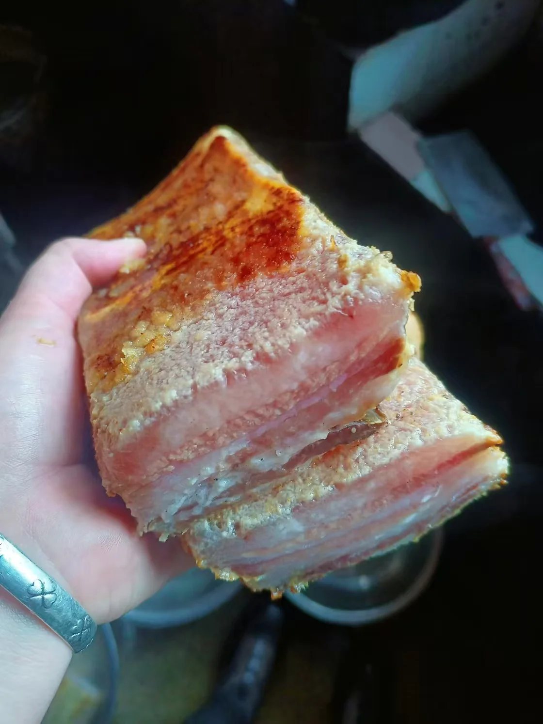 「西坡小阿艳家」 咸肉（五花肉）500克 6