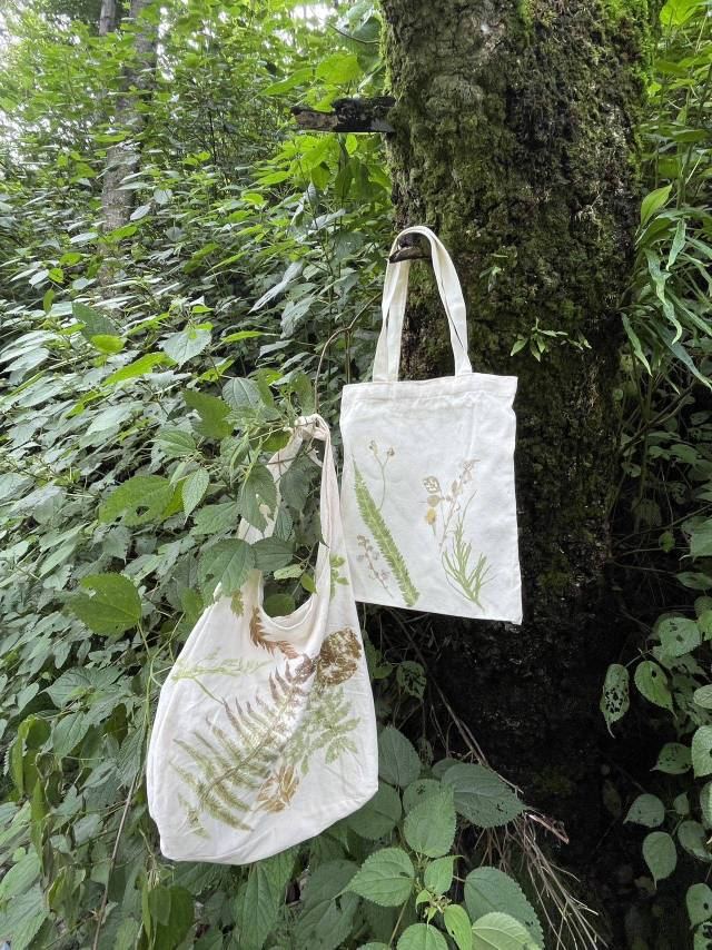 穿过田野，去溪边拓染 12